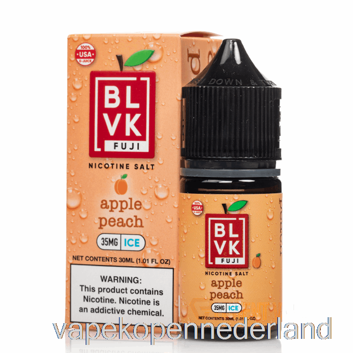 Vape Nederland Appel Perzik Ijs - Blivk Fuji Zouten - 30ml 35mg